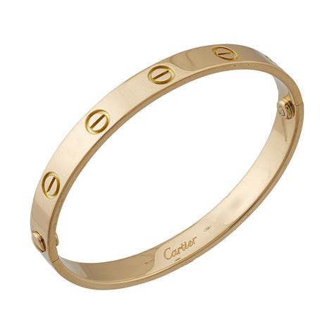 cartier love beacelet|cartier yellow love bracelet.